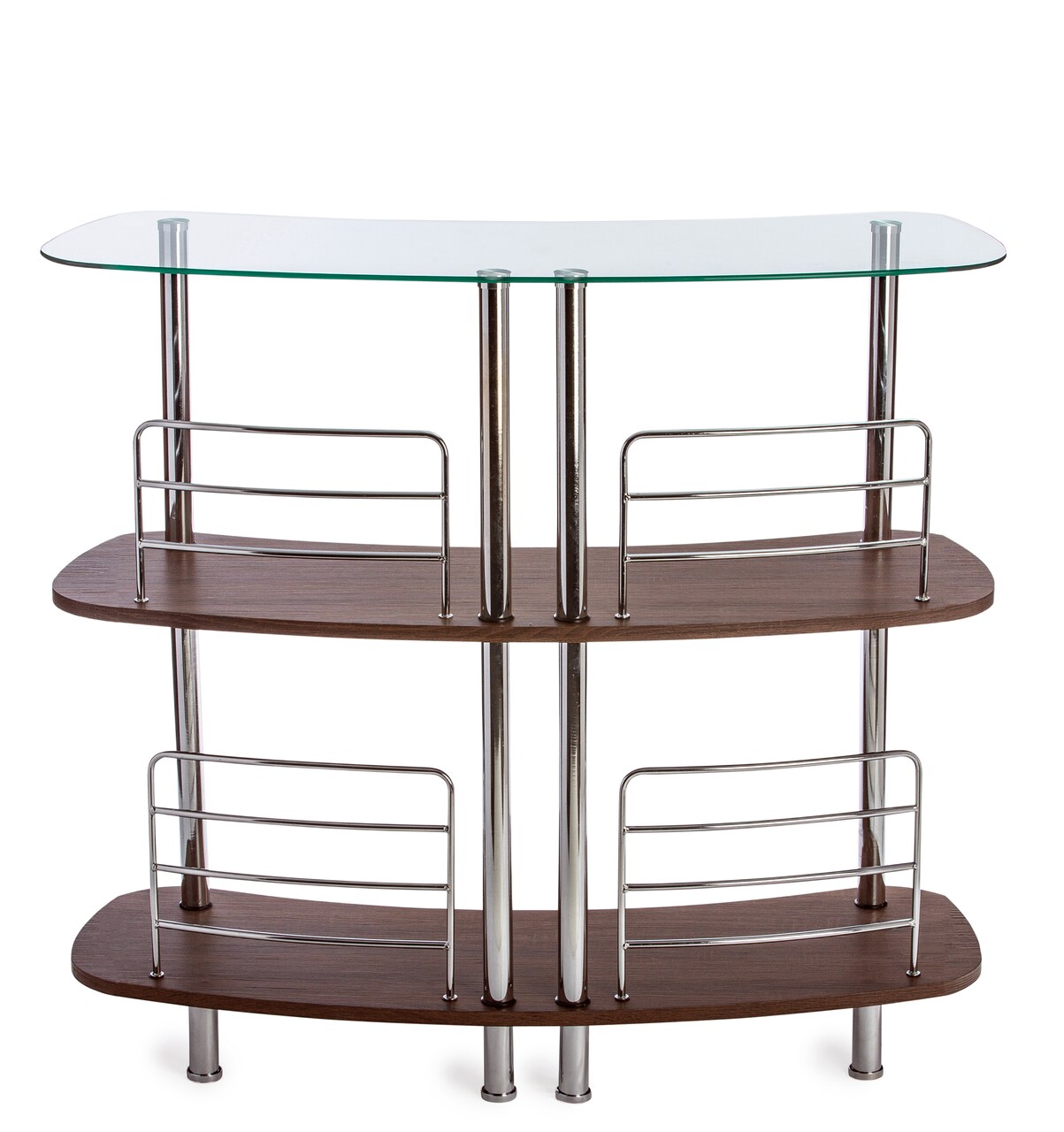 Mango Steam Bar Table for Home - Contemporary Modern Home Bar Unit